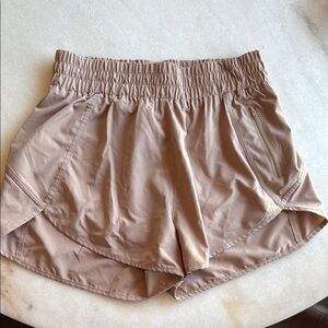 Women's Tan Athletic Shorts